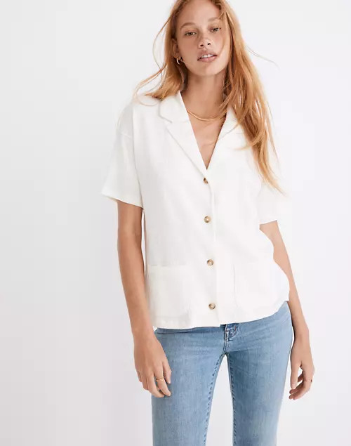 Knit Lightspun Camp Shirt | Madewell