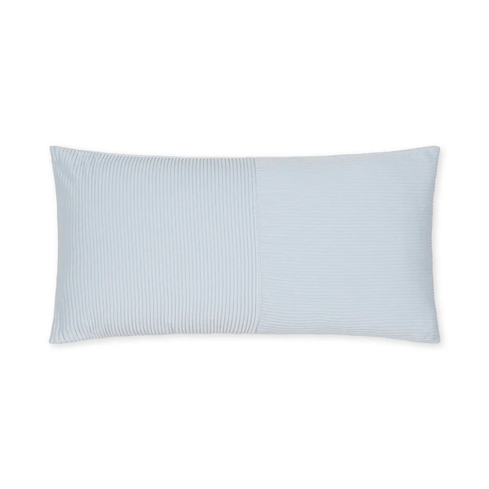 Powder Blue Remo Lumber Pillow | Coastal Bedding | Coastal Bleu | Coastal Bleu