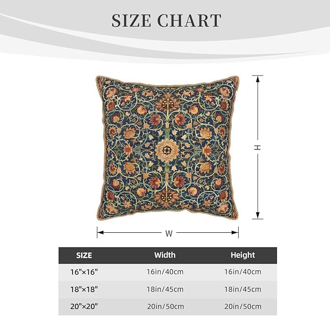 Vintage Floral Orange Throw Pillow Covers Boho Retro Flower Home Deco Pillowcase Square Pillow Ca... | Amazon (US)