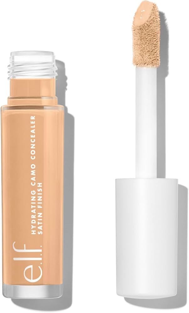 e.l.f. cosmetics Hydrating Satin Camo Concealer - Medium Beige, 0.203 Fluid_Ounces | Amazon (US)