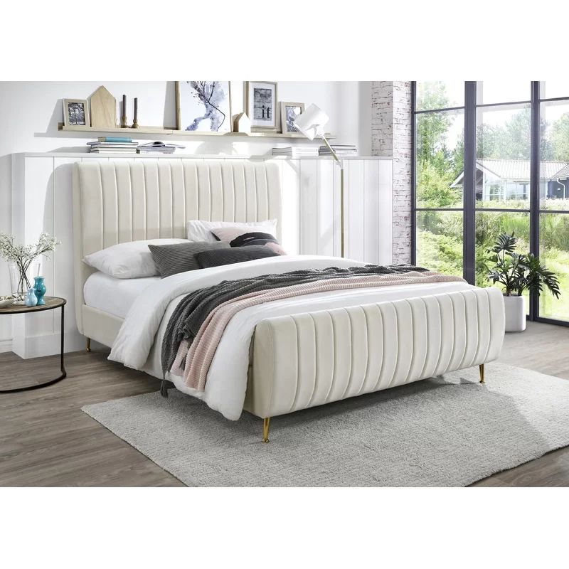 Summersville Tufted Upholstered Low Profile Platform Bed | Wayfair North America