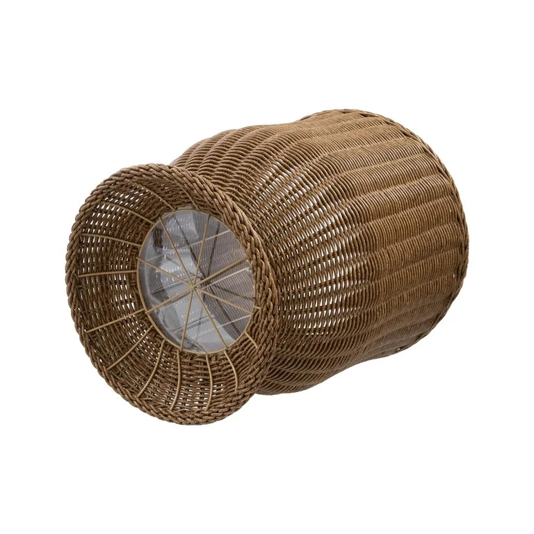 My Texas House 16 inch Brown Woven Resin Urn Planter | Walmart (US)