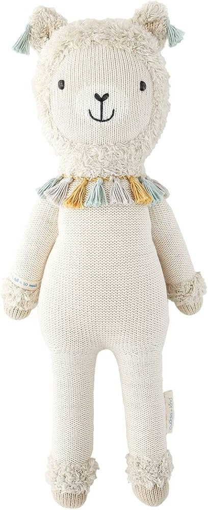 cuddle + kind Lucas The Llama Little 13" Hand-Knit Doll – 1 Doll = 10 Meals, Fair Trade, Heirlo... | Amazon (US)