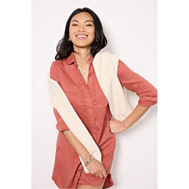 Long Sleeve Shirt Dress | Evereve