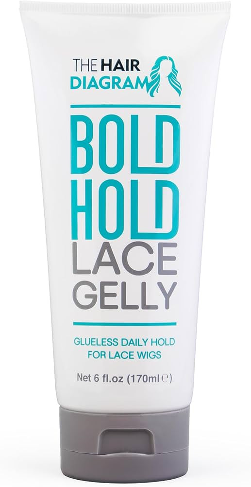 The Hair Diagram - Bold Hold Lace Gelly - Glueless - Temporary Daily Hold for Lace Front Wigs and... | Amazon (US)