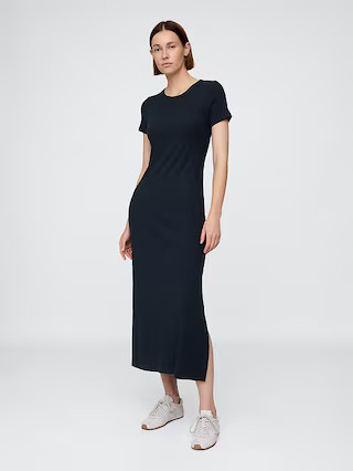 Modern Rib Maxi T-Shirt Dress | Gap (US)