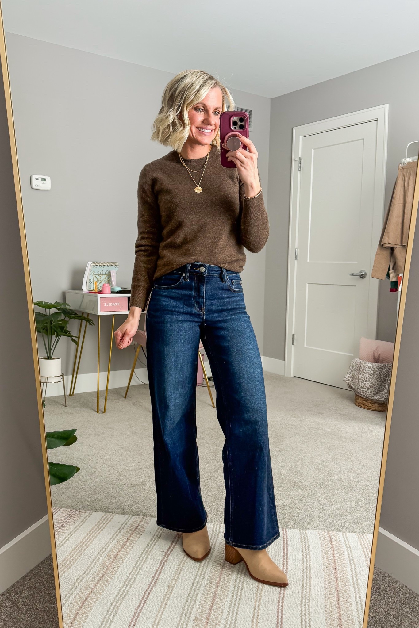 I bought the viral Bella stretch wide leg jeans from Quince and I love them! I have a size 25/28 inch inseam  

#LTKFindsUnder50 #LTKPetite #LTKSeasonal