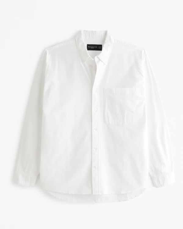 Easy Oxford Shirt | Abercrombie & Fitch (US)