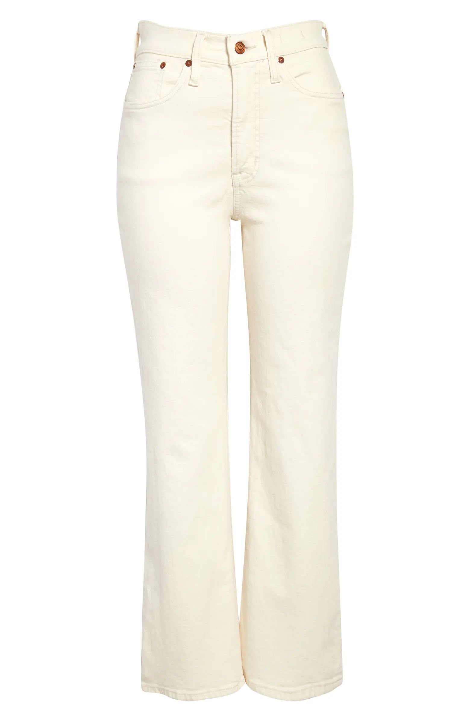 Madewell The Perfect Vintage Flare Crop Jeans | Nordstrom | Nordstrom