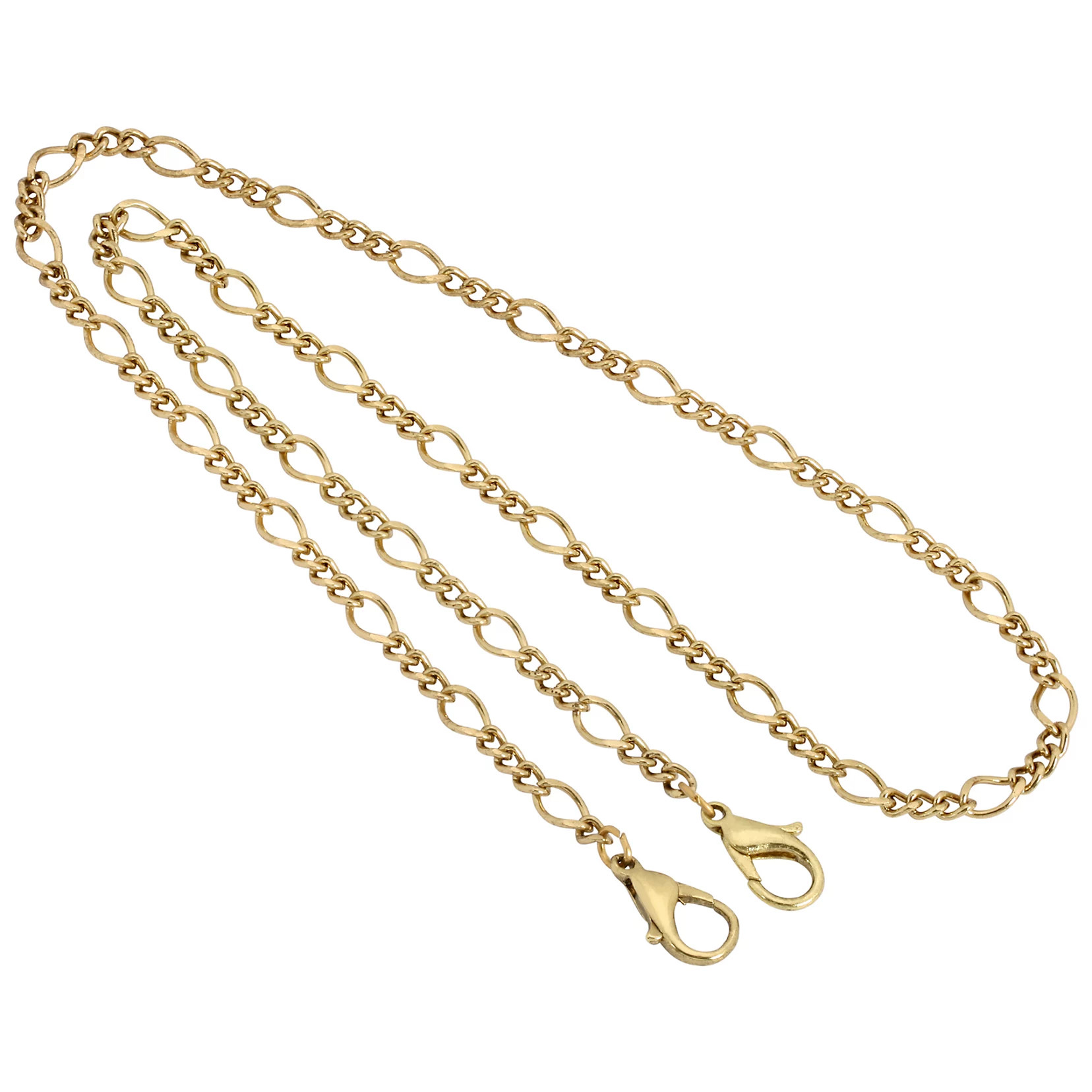 1928 Gold Tone Figaro Chain Mask Holder | Kohl's