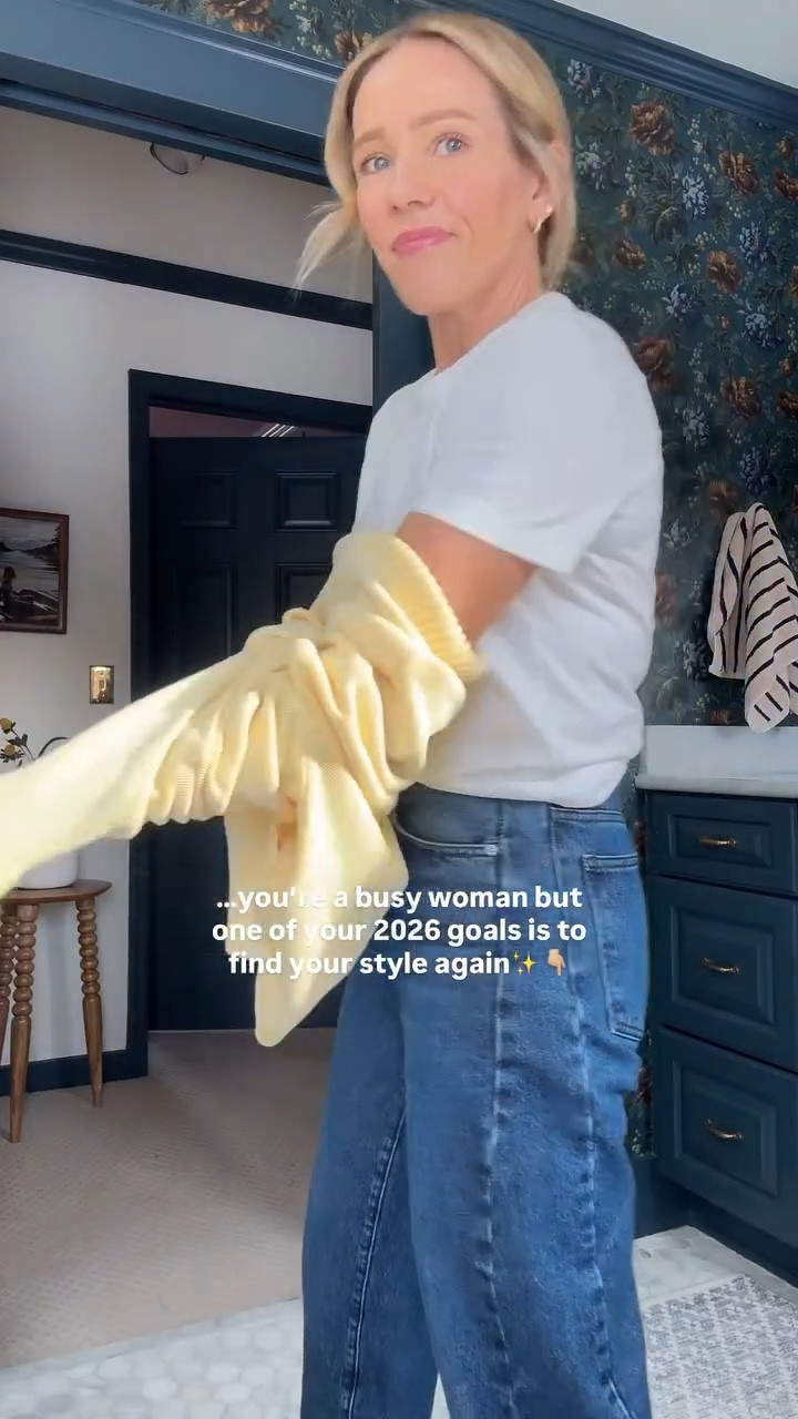 Tuckernuck yellow sweater code YOUROCK color is gorgeous & has a subtle washed feel at the sleeves/collar,

wearing my regular size, standard length in Madewell jeans but go with the size above if you're in between, also linked designer Mother style which I tried but had to return since they were too small in the waist so size up there for sure ~ wearing my regular size small in madewell favorite white tee & Boden jacket true to size, Clare V navy tote ~ Madewell boat shoe loafers are true to size, laces sold separately & linked similar form Sezane & J.Crew ~ everyday eby underwear size up to medium, pepper bra, Bauble bar earring stack ~ xo, Claire

#LTKootd #LTKSaleAlert #LTKgrwm