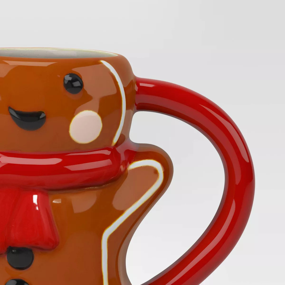 Christmas Earthenware Figural Gingerbread Man Mug - Wondershop™ | Target