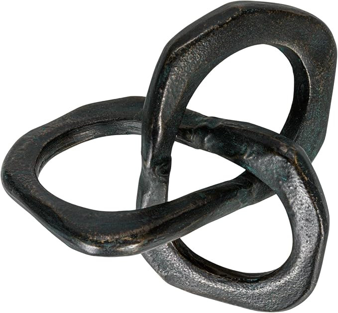 Bloomingville Antique Metal Knot Figurine, Black | Amazon (US)