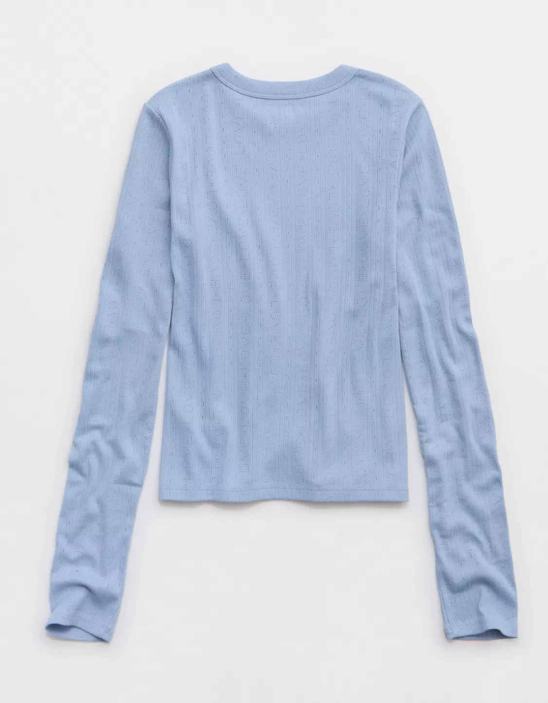 Aerie Pointelle Long Sleeve Top | Aerie