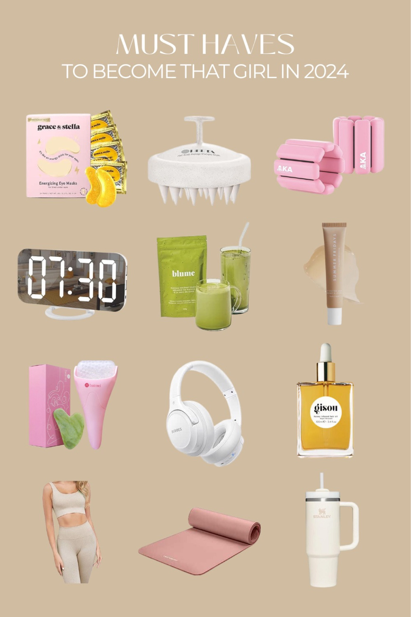 MUST HAVES | How to become that girl in 2024 🤍✨

#LTKbeauty #LTKfitness