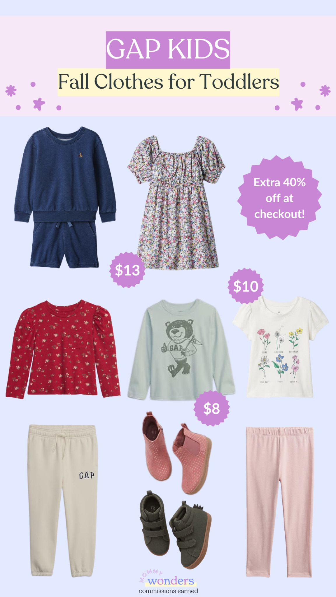 Gap Kids has fall clothes for toddlers on sale and you get an extra 40% off at checkout! 

#LTKSaleAlert #LTKKids #LTKSeasonal
