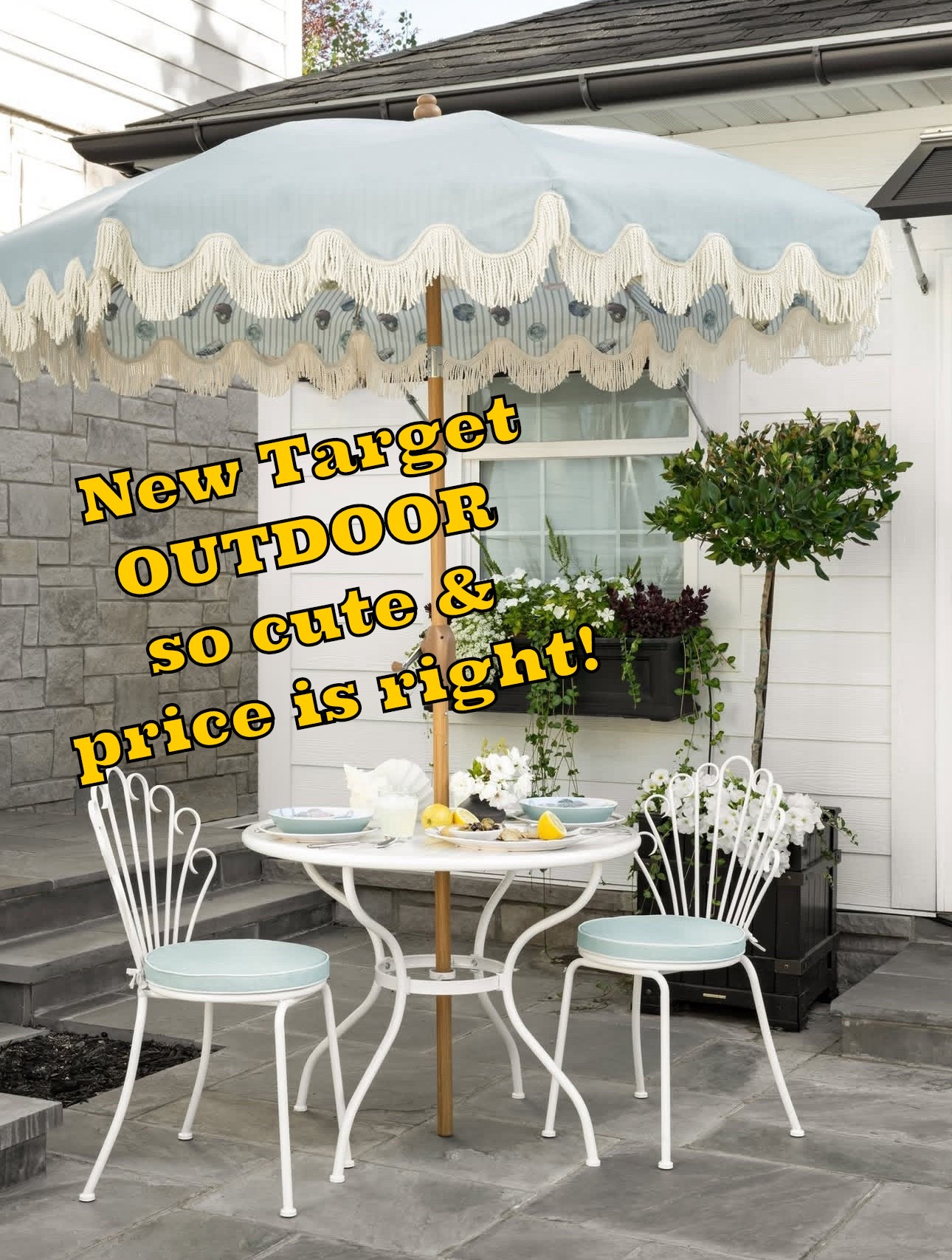 New Target Outdoor - love this set so much!!! Price is so good compared to others like it!!  Buy early to avoid sell out!! 

#LTKSeasonal #LTKHome #LTKSwim