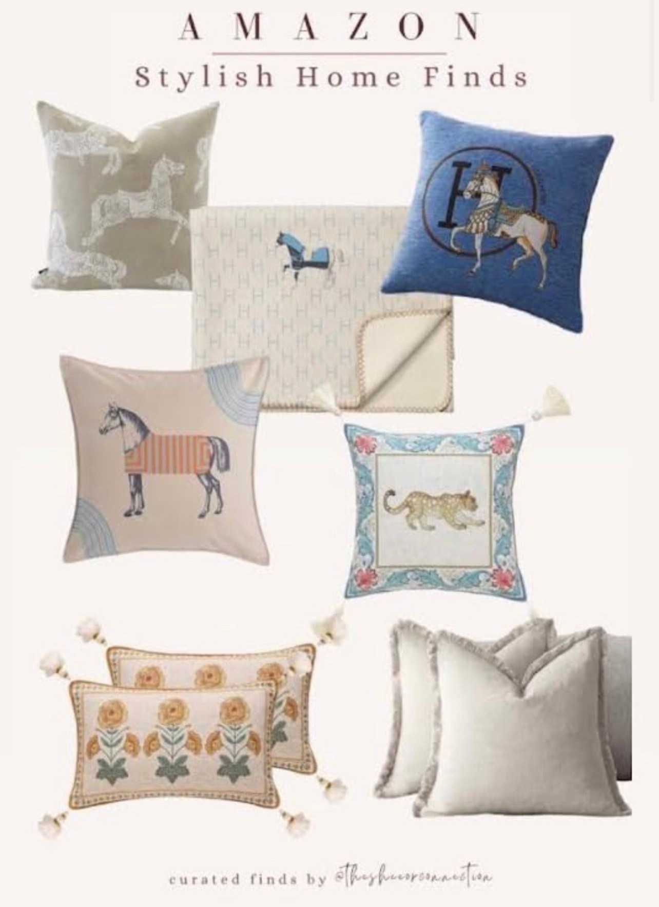 luxury home accents.  pillows and pillow covers