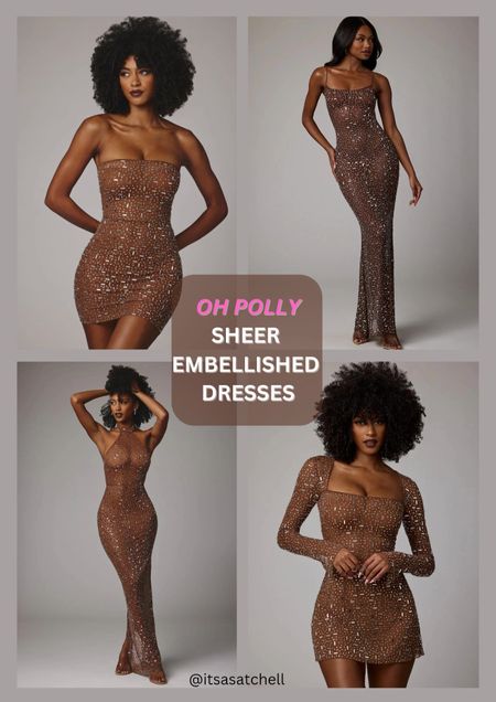 Add some pasties (if you want!) and you're good to go. Here's a few sheer embellished dresses in various styles. 

#LTKparties #LTKtravel #LTKstyletip