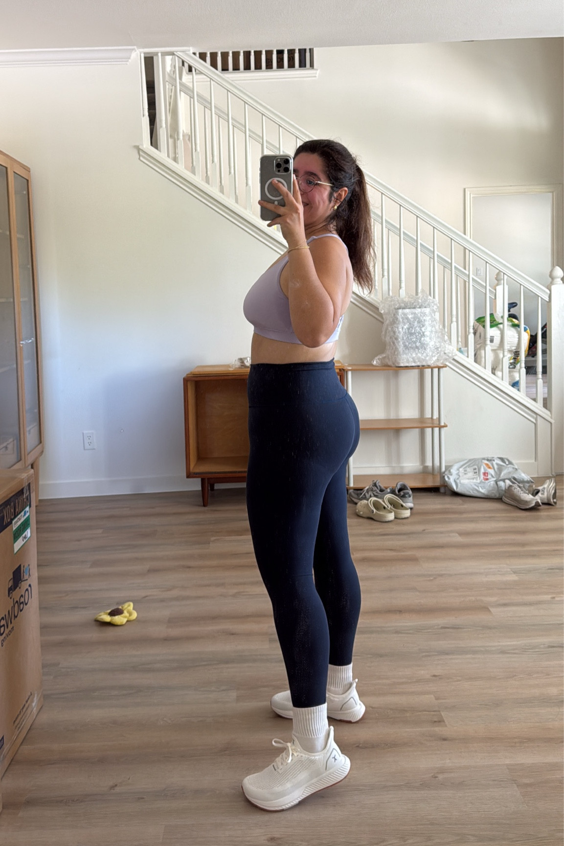 Size 8 in the bra and leggings!

#LTKFitness #LTKMidsize #LTKActive