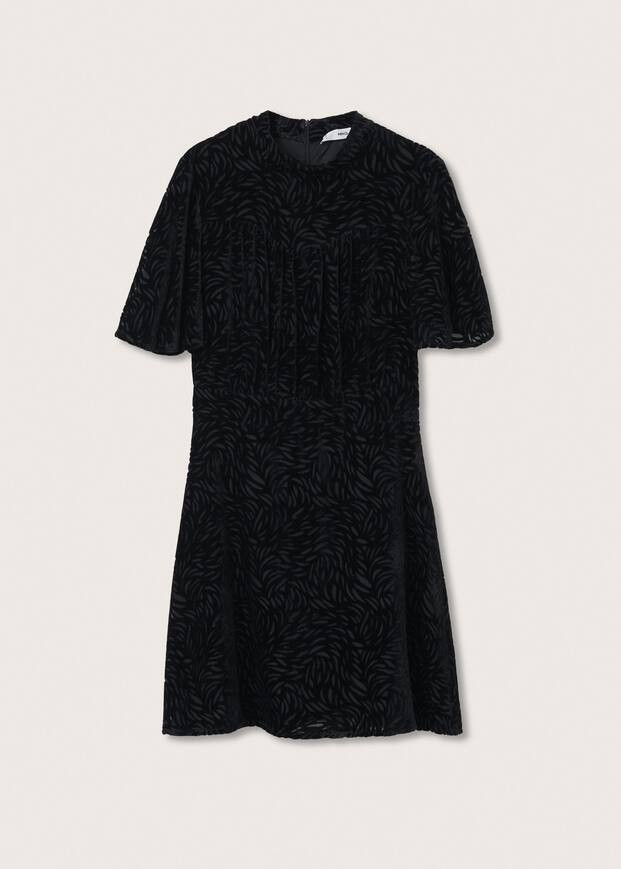 Textured short dress | MANGO (US)