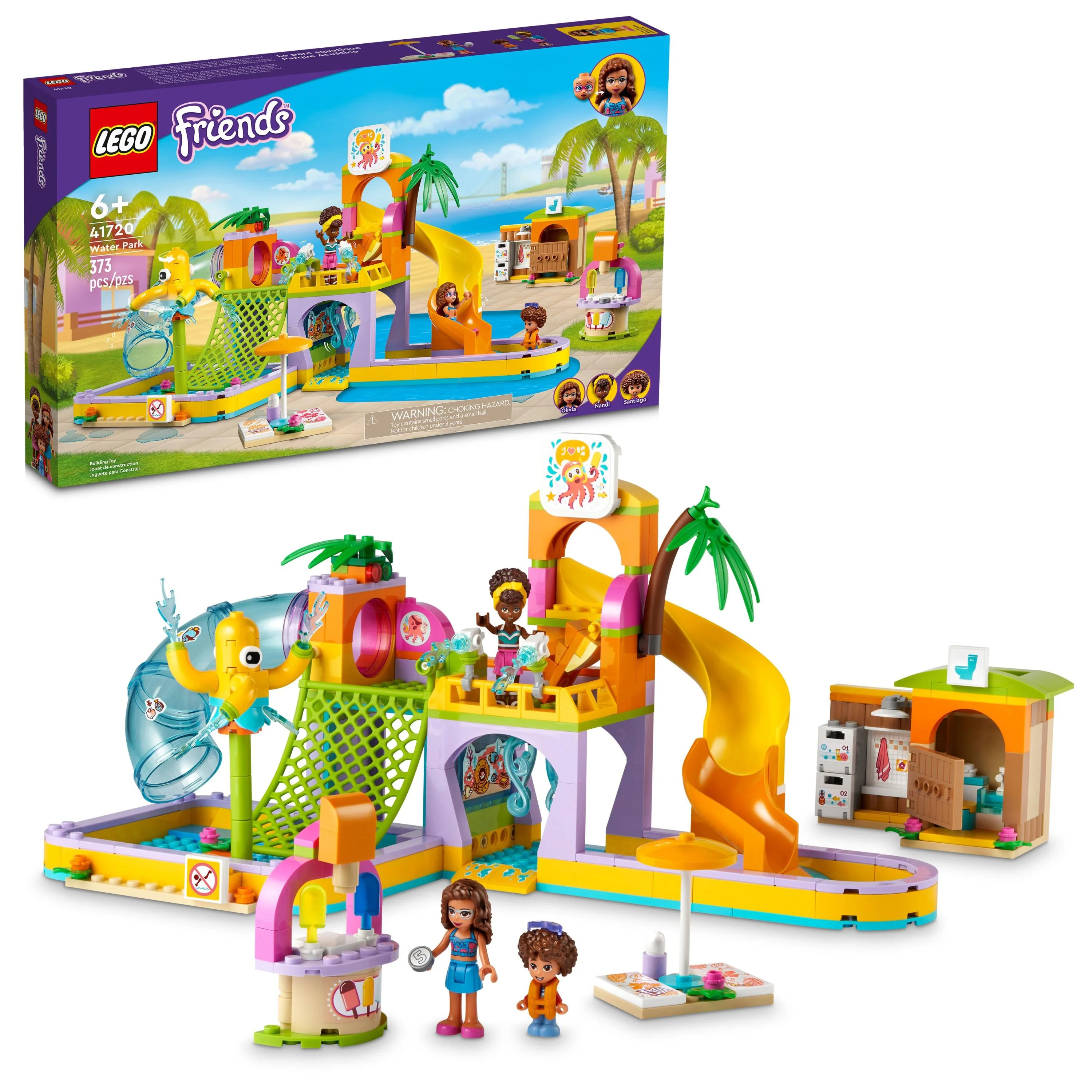 LEGO Friends Water Park 41720 Building Set (373 Pieces) - Walmart.com | Walmart (US)