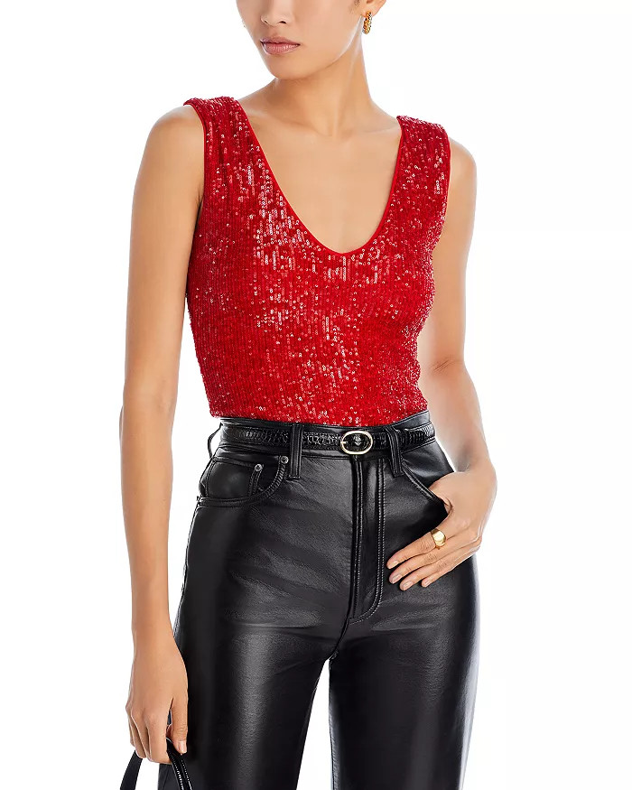 Malone Sequined Top | Bloomingdale's (US)