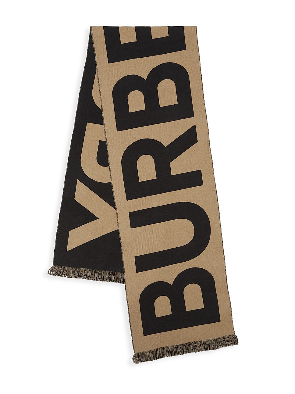 Logo Wool Jacquard Scarf | Saks Fifth Avenue