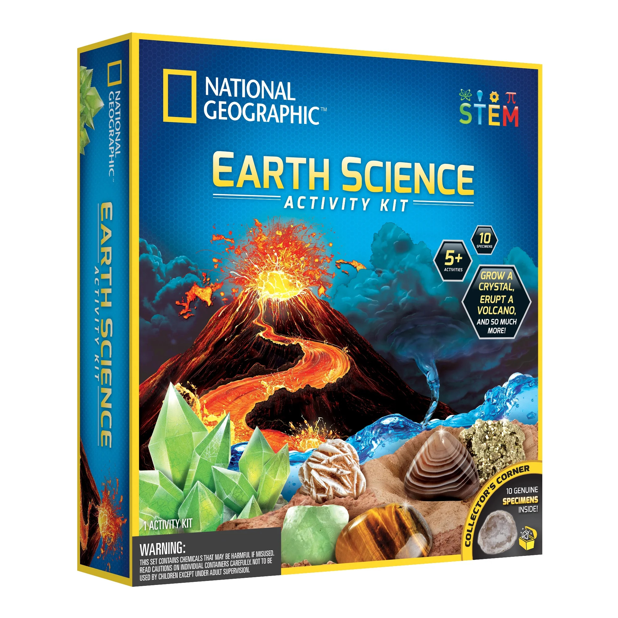 National Geographic Earth Science Activity Kit for Child 8 Years and up | Walmart (US)