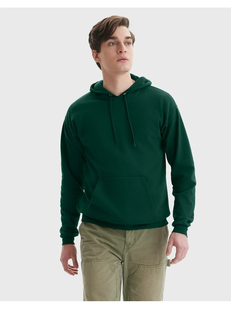 Hanes Men's & Big Men's EcoSmart Fleece Hoodie Sweatshirt, Sizes S-5XL | Walmart (US)