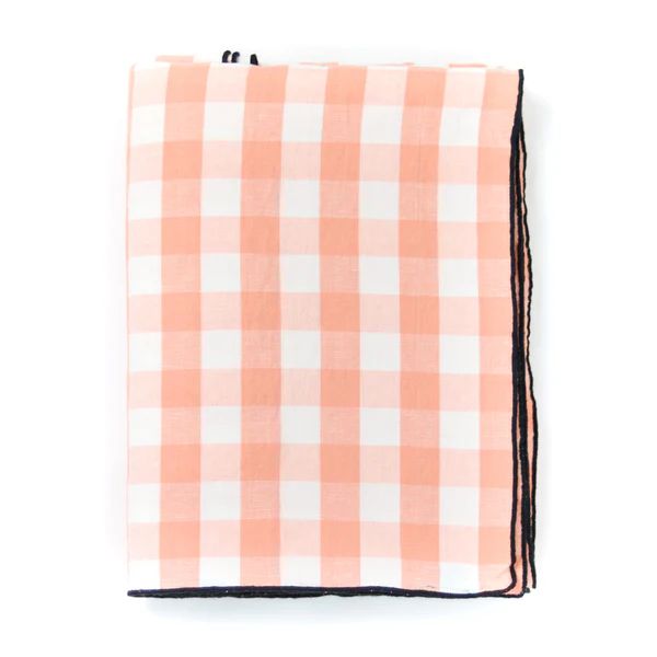 Gingham Tablecloth, Melon | The Avenue