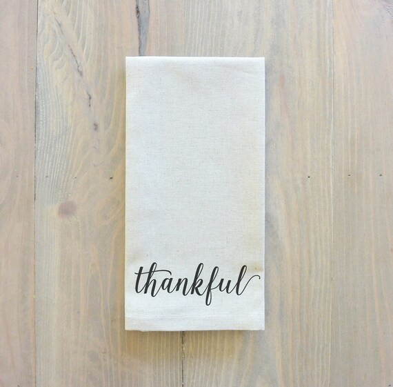 Read the full title
    Thankful Napkin_table setting, tableware, place setting, housewarming gif... | Etsy (US)