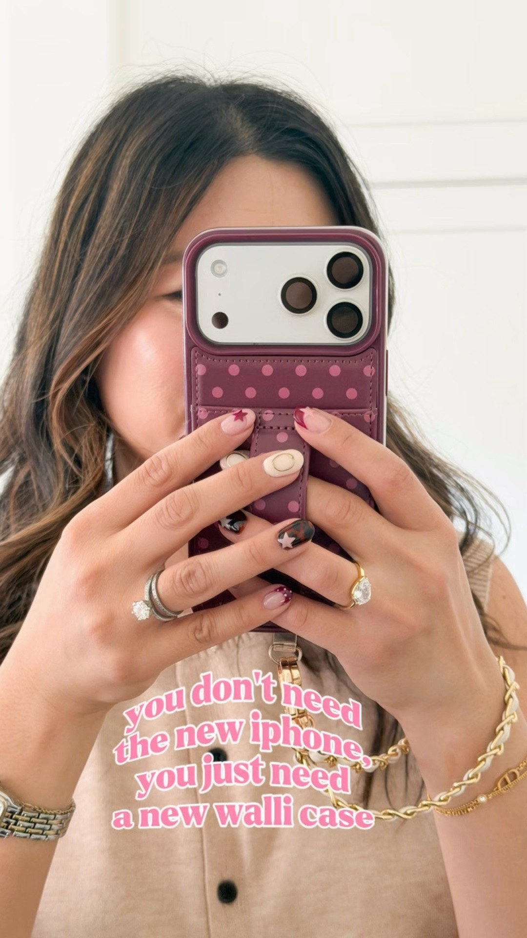 Can’t link my phone case here but you can use code SANDYALAMODE on the Wallicases website for 10% off! Linking other phone accessories here!