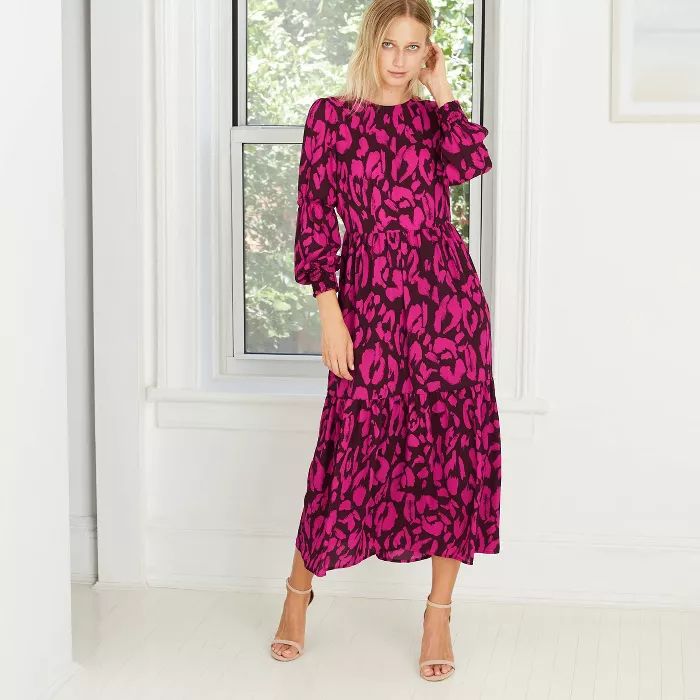 Women's  Long Balloon Sleeve Dress - Who What Wear™ | Target