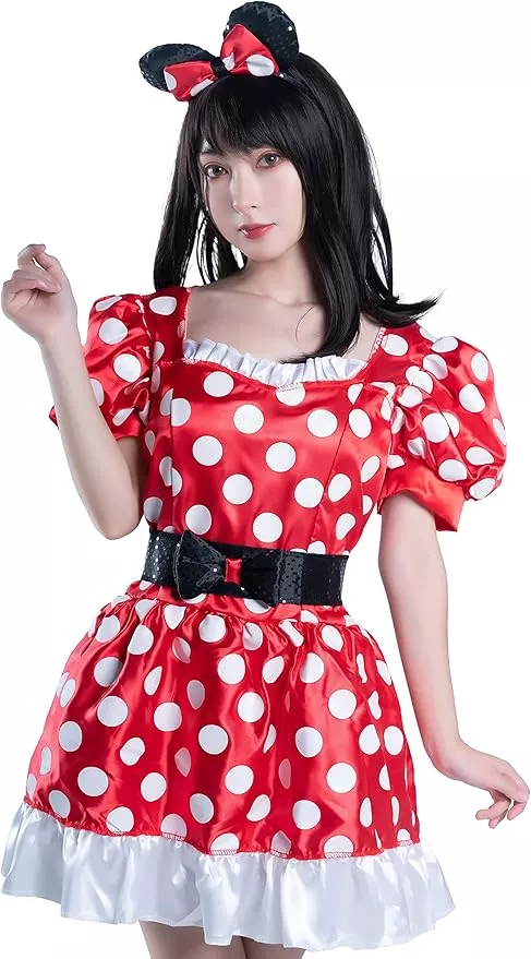 Disguise Minnie Mouse Girls Classic Minnie Halloween Costume