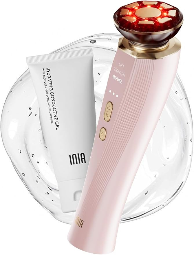 INIA 3-in-1 Red Light Therapy for Face and Neck Beauty Device for Puffiness & Skin Firming Skinca... | Amazon (US)