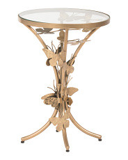 20x14 Handcrafted Metal Butterfly Side Table | Furniture & Lighting | Marshalls | Marshalls