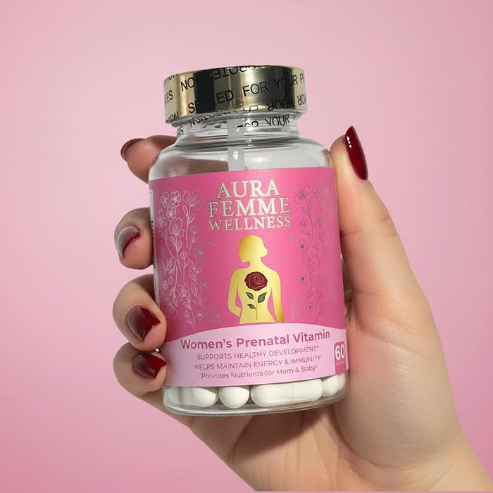 Women's Prenatal Vitamin, Vegan Capsules, Folate, DHA Omega-3, Iron, Choline, Supports Healthy Ba... | Amazon (US)