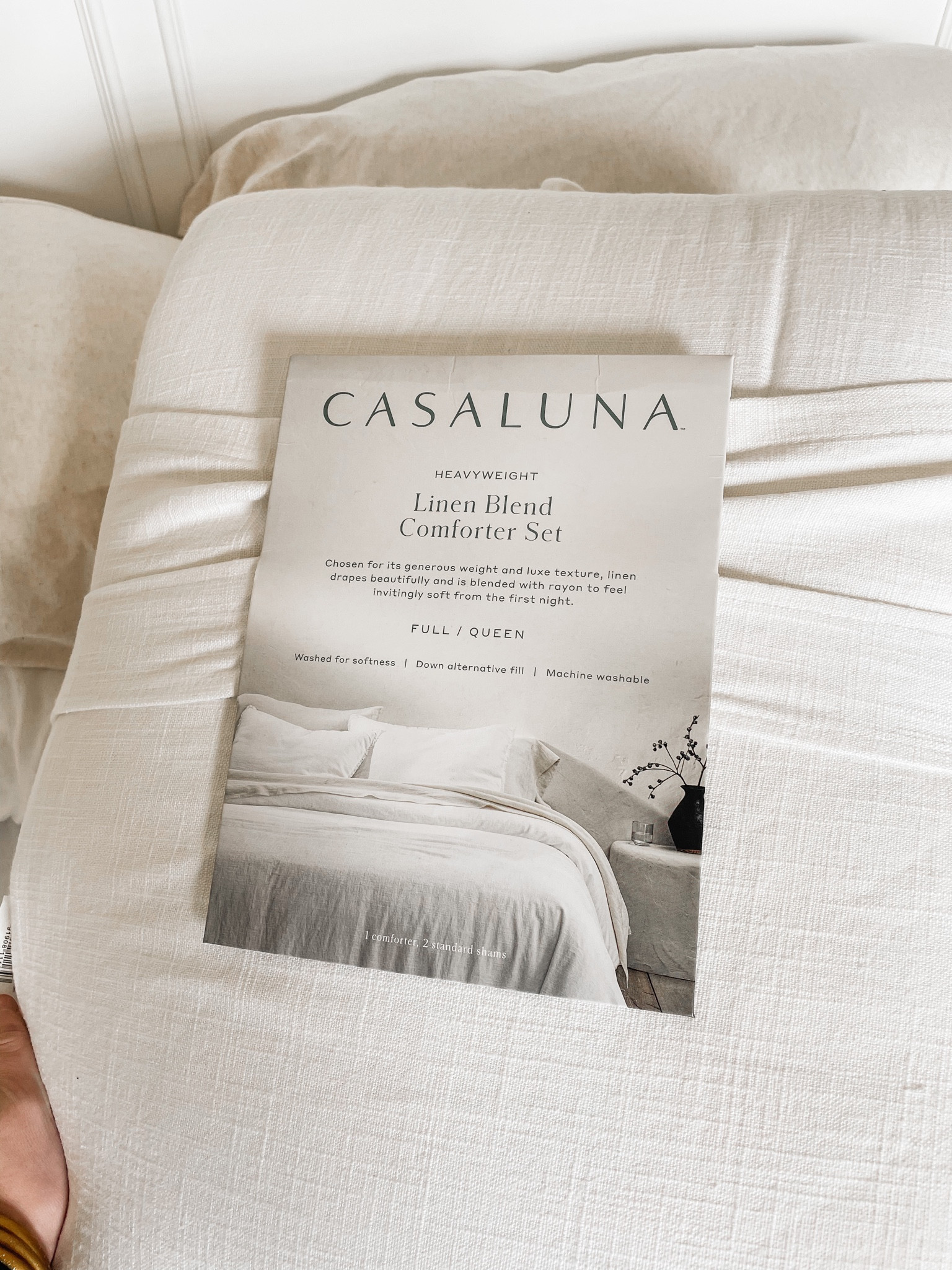 Out with the old in with the new! 
My second purchase of this comforter just in a different color 🤍

#LTKFind #LTKfamily #LTKhome