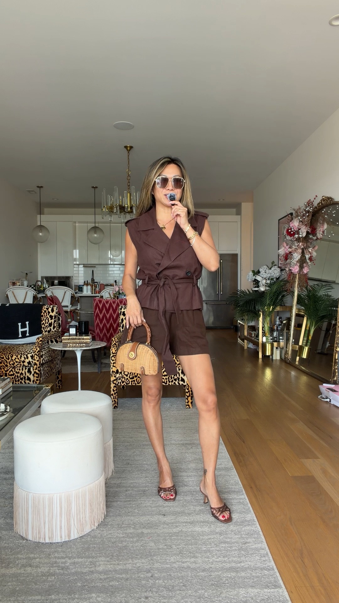 Zara vest and short fit. Vest XS, short size small. Jelly heels

#LTKgrwm #LTKootd