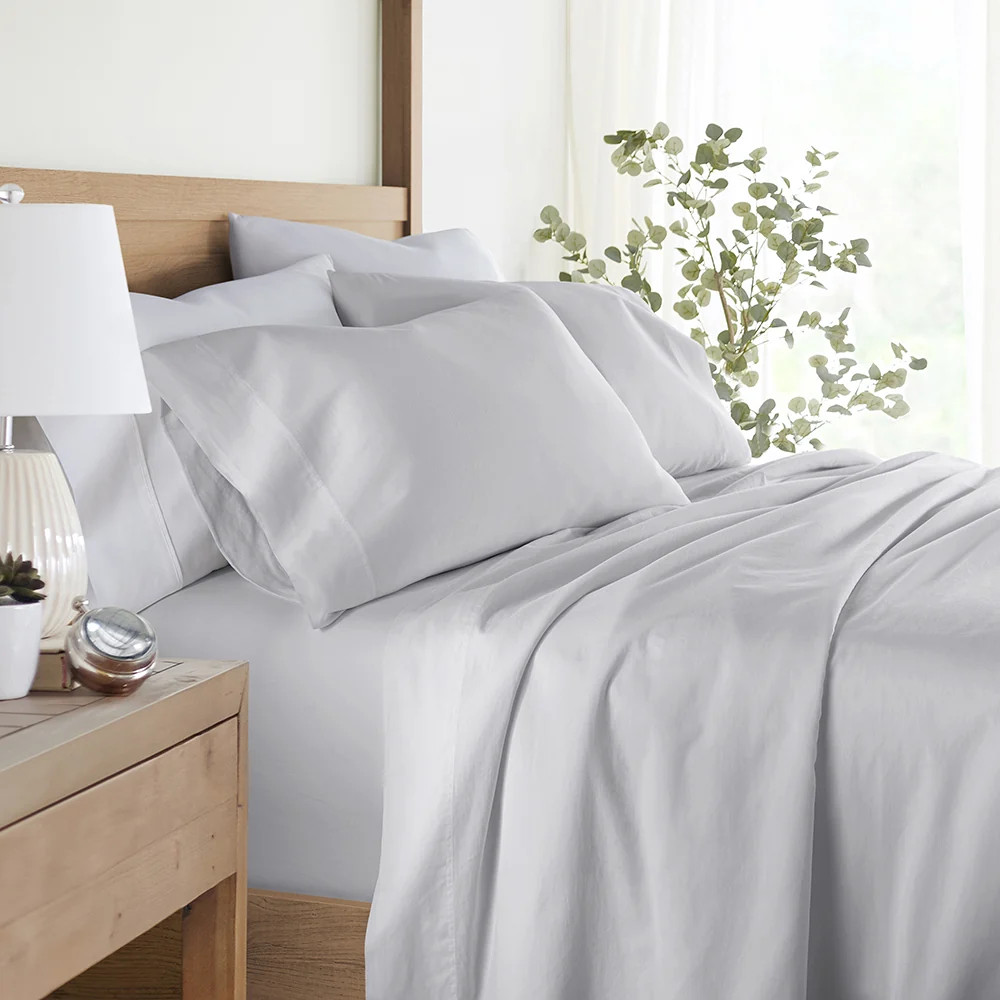 4-Piece 100% Cotton Long Staple Sheet Set | Linens & Hutch | Linens and Hutch