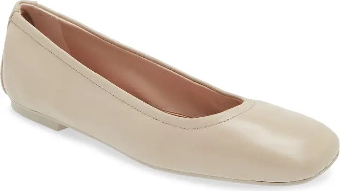 Leather Ballet Flat (Women) | Nordstrom