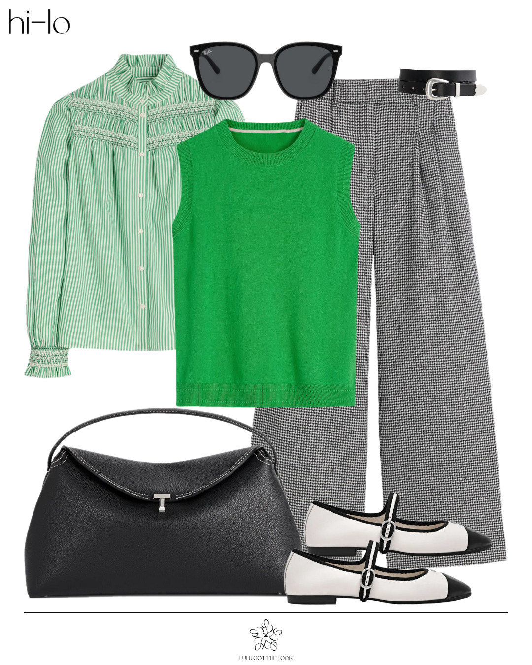 Green striped blouse: 4 styles - hi-lo 

 #LTKootd #LTKSeasonal #LTKU