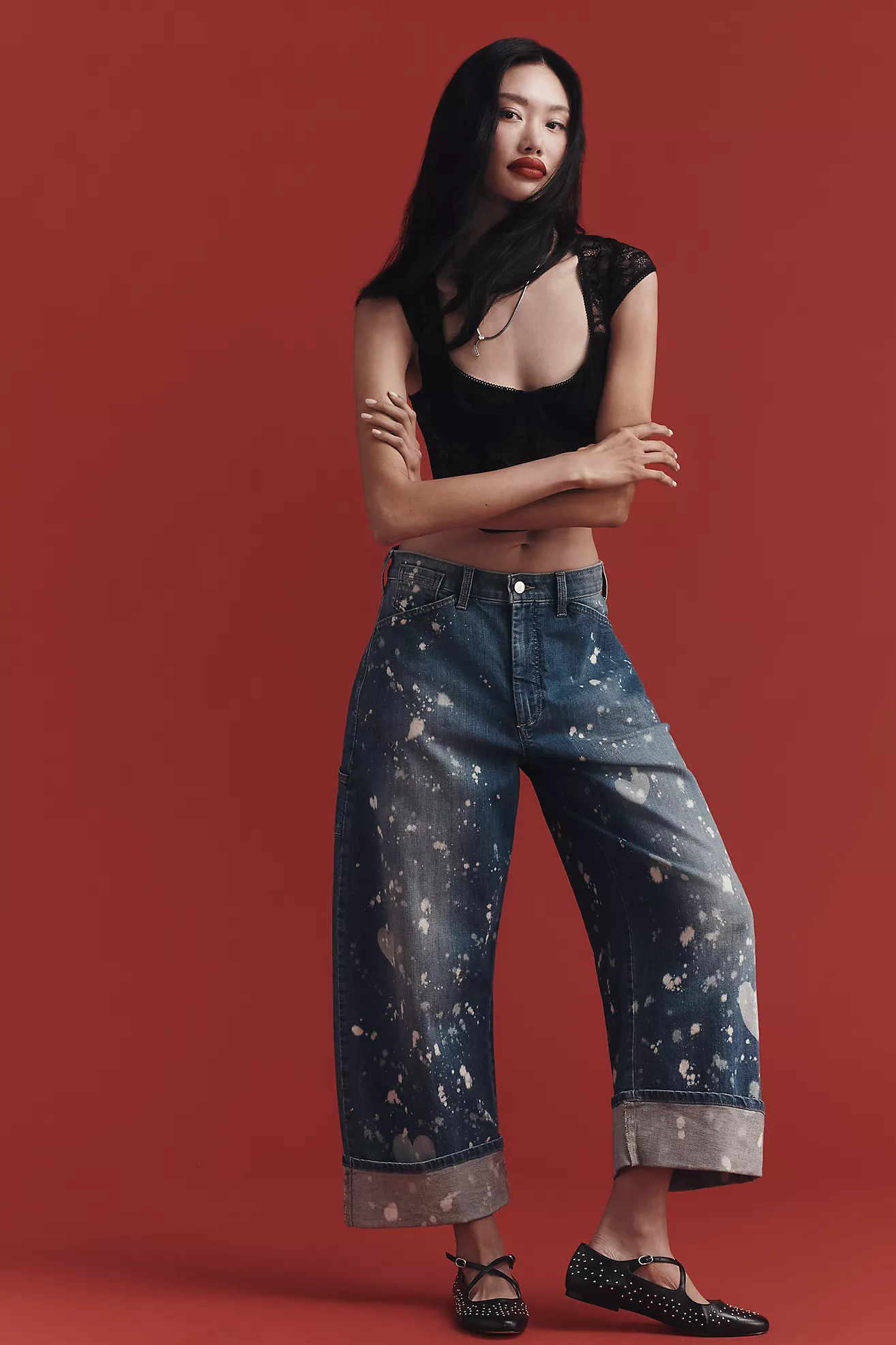 The Kayden Barrel Carpenter Jeans by Pilcro | Anthropologie (US)