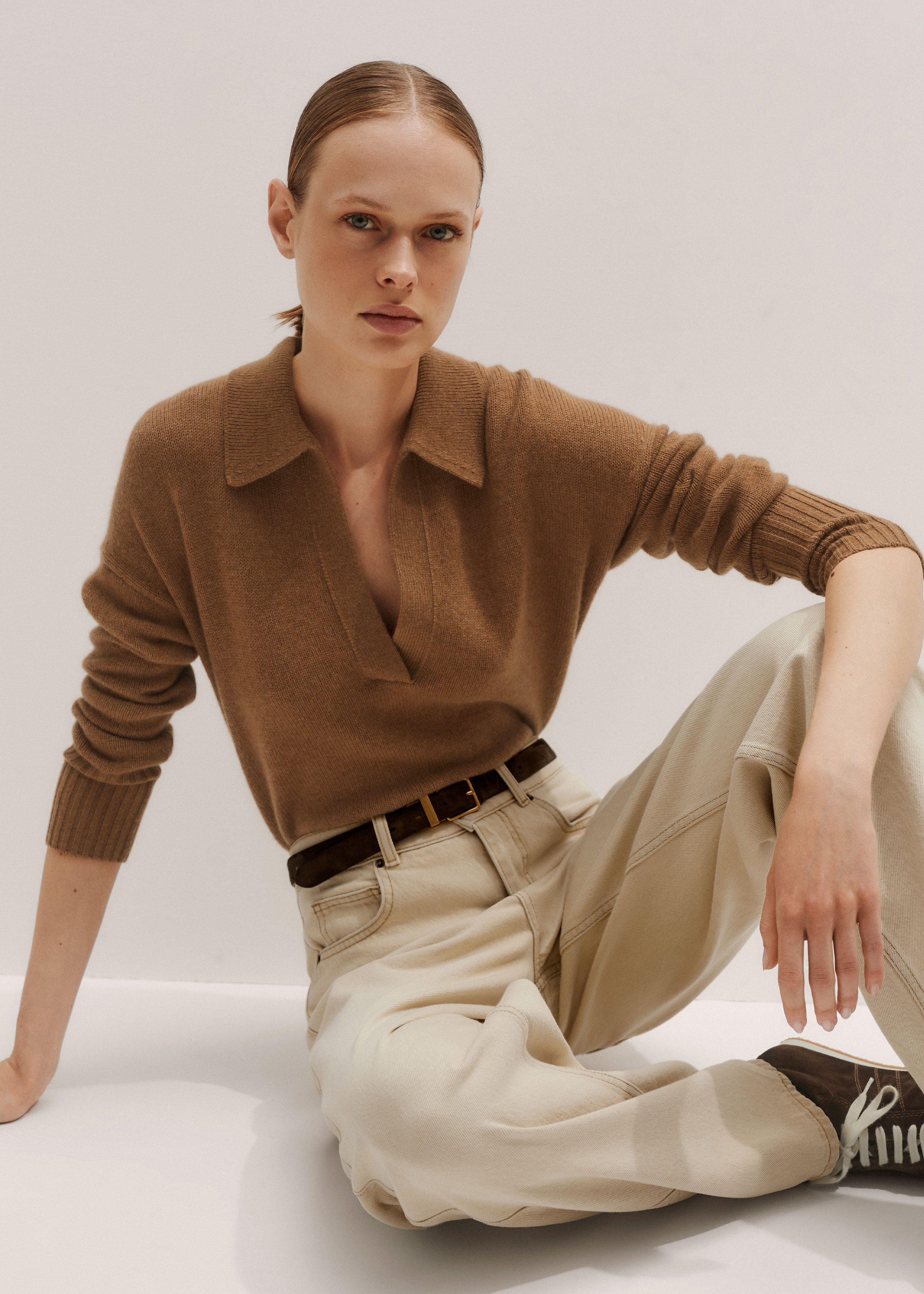 Collared Jumper Cashmere | ME+EM Global (Excluding US)