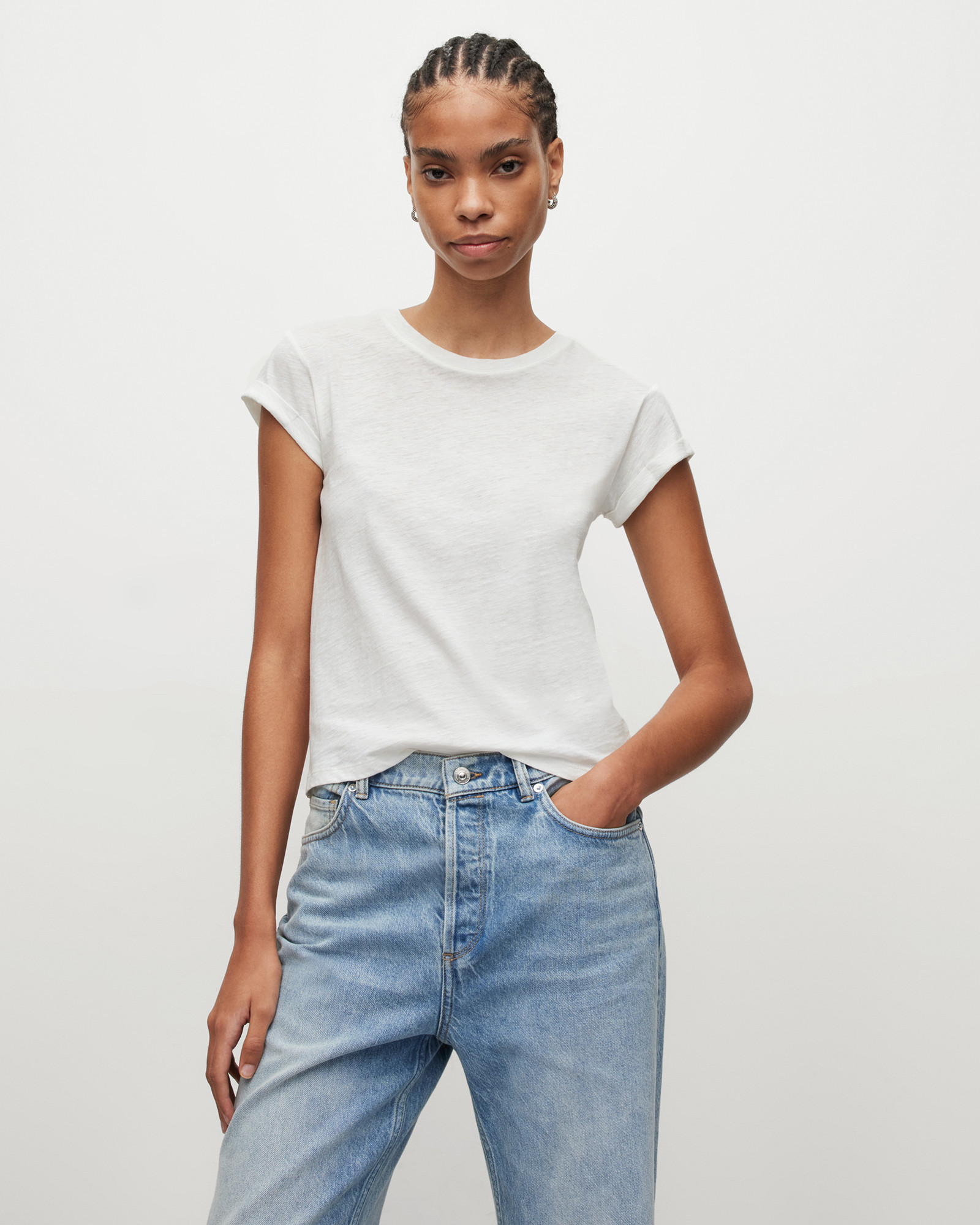 Anna Crew Neck Short Sleeve T-Shirt | AllSaints UK