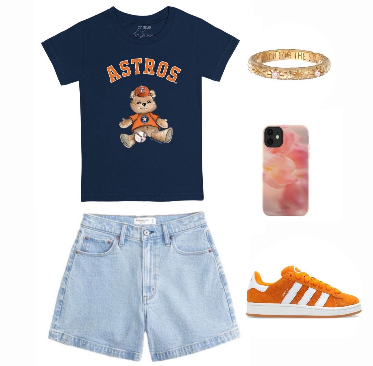 Houston Astros game day outfit ⚾️

#LTKFindsUnder100 #LTKStyleTip #LTKWatchNow