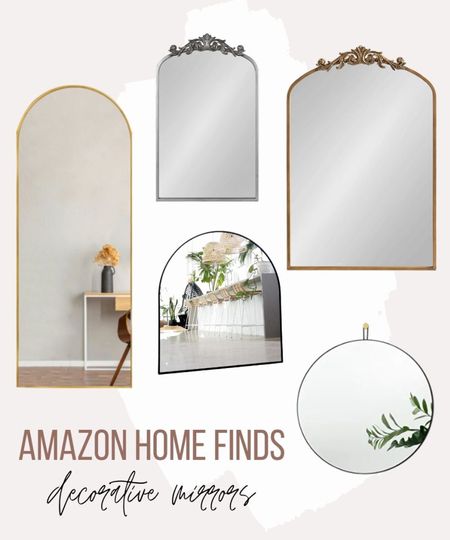 Amazon home. Entryway mirror. Fireplace mirror. Mirrors. 

#LTKhome #LTKFind #LTKGiftGuide