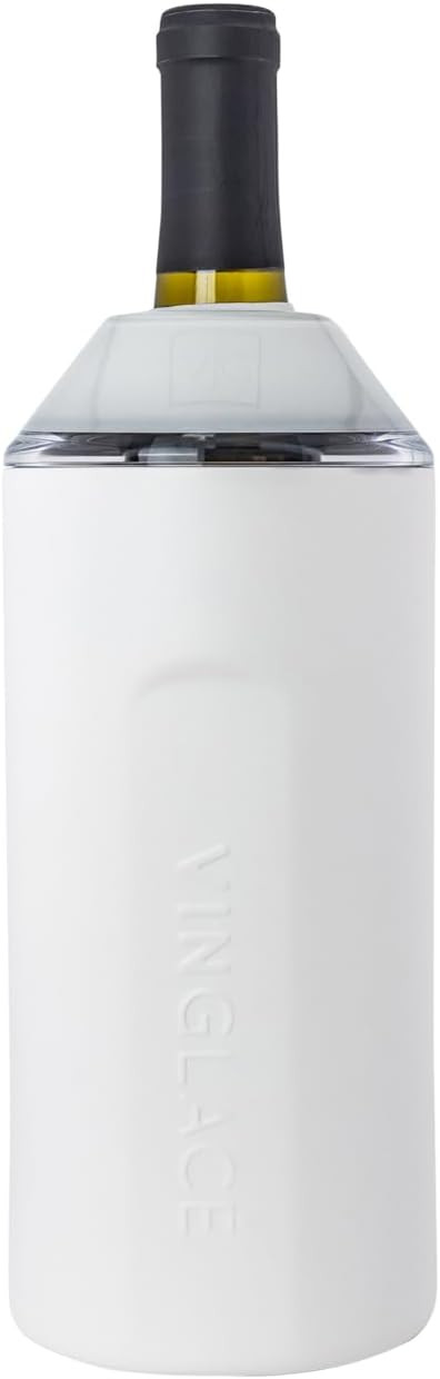 Vinglacé Wine Bottle Chiller- Portable Champagne Insulator- Stainless Steel Wine Cooler Sleeve -... | Amazon (US)