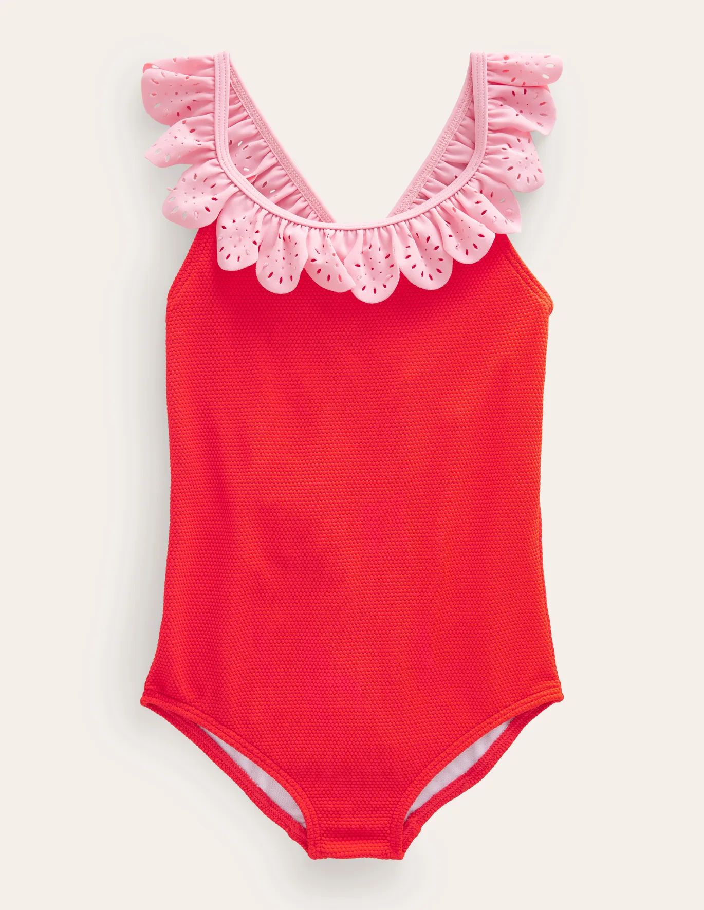 Broderie Frill Swimsuit | Boden (US)
